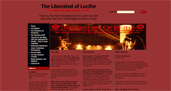 Desktop Screenshot of liberatedoflucifer.org