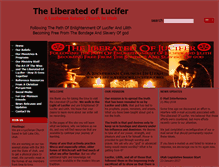 Tablet Screenshot of liberatedoflucifer.org